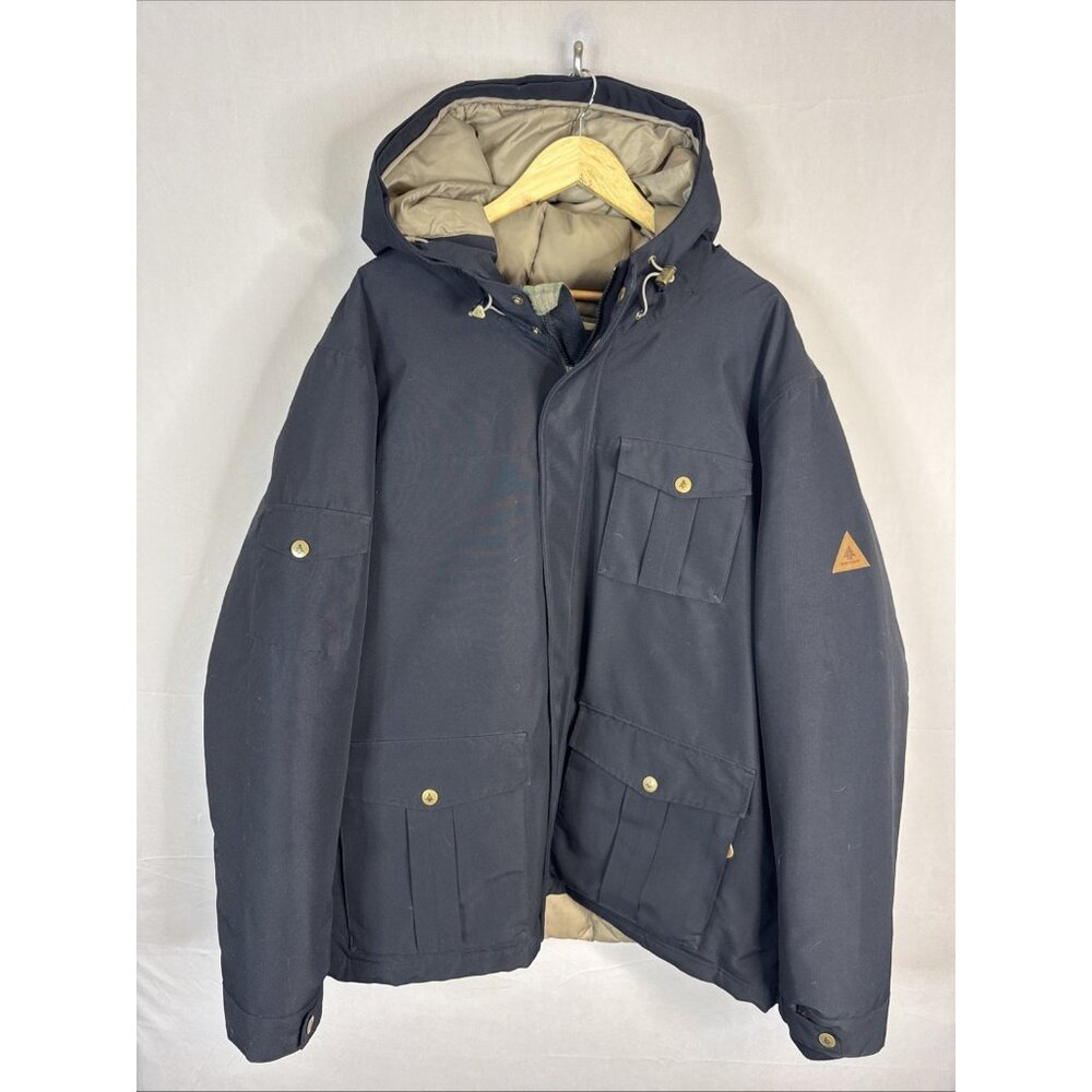 Woods Orlicke‎ Men’s XXL Down Parka Jacket Black Hooded Winter Coat
